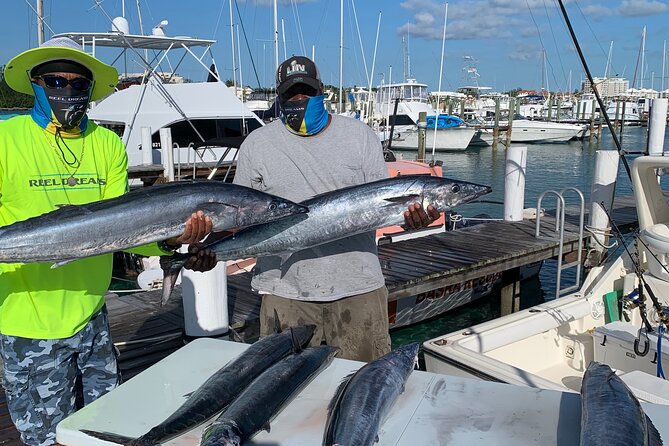 4 hours 38ft Reel Dreams Private Charter in Nassau - Rose Island as the slower option