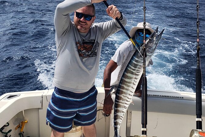 8 hours 34ft Day Dream Private Charter in Nassau - Beaches, sandbars, and snorkeling breaks