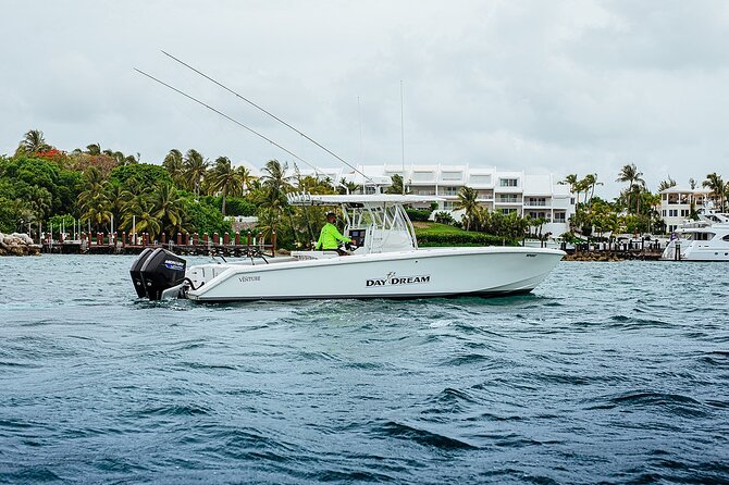 8 hours 34ft Day Dream Private Charter in Nassau - What an Exuma run can add