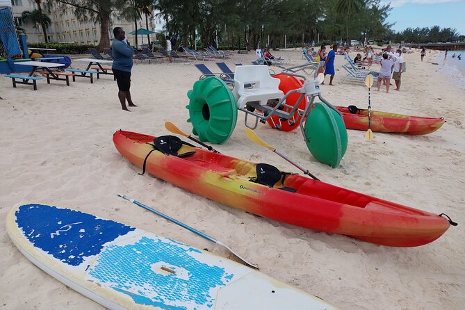 Bahama Kayak Full Day Water Sports Package at Junkanoo Beach - One Nassau Beach Pass, Several Ways to Get Wet