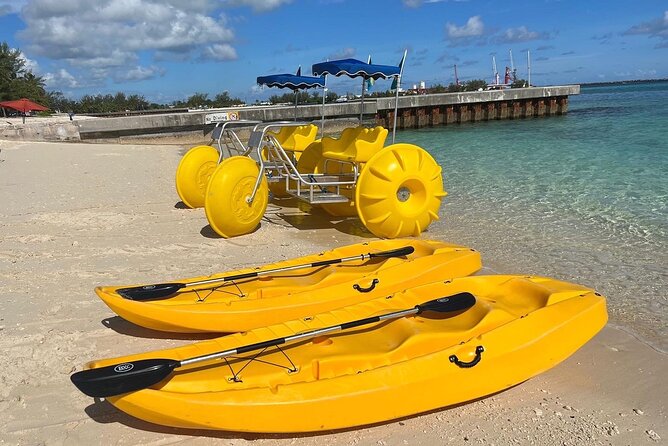 Bahamas Unlimited Full Day Water Sports Package At Junkanoo Beach - Trying kayaks, paddleboards, and water tricycles