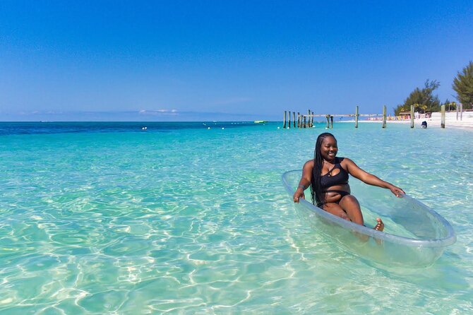 Beach Day and Clear Kayak Photoshoot in Bahamas - What this Freeport outing is really like