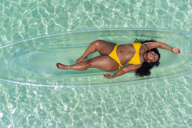 Beach Day and Clear Kayak Photoshoot in Bahamas - Who will enjoy this day most?