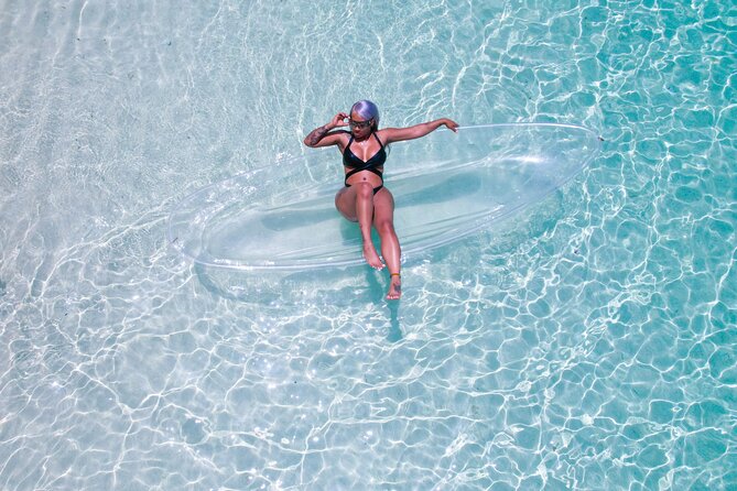 Clear Kayak Drone and Beach Private Photography in The Bahamas - Getting Ready for the Water