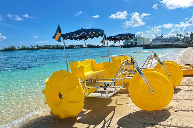 Clear Kayak Drone Photoshoot and Water Sports Activity - Who will enjoy this Nassau activity most
