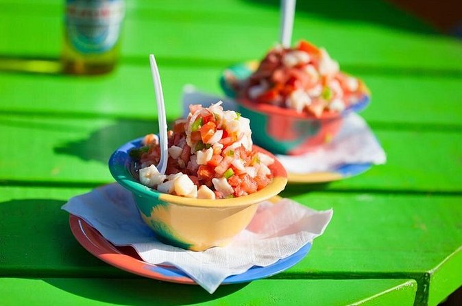 Conch Salad Cooking Lesson and Tasting in Nassau - At the bay conch stand, from shell to salad