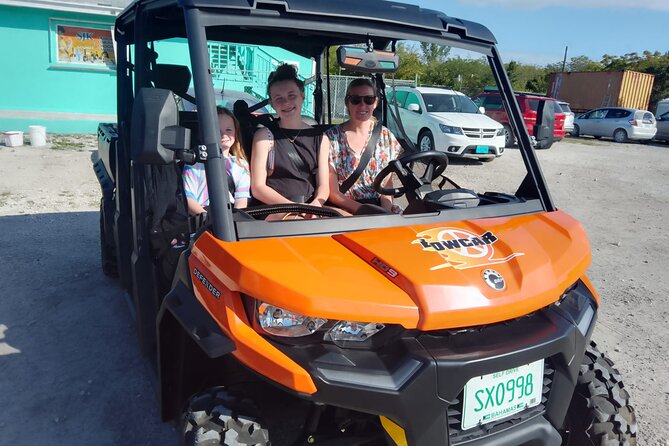 Exuma,Bahamas: 6 Seater Buggy/Jeep Rental with Bluetooth speakers - Planning Your Day Around Five Island Stops