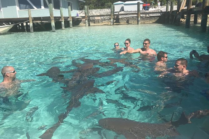 Exuma Day Away - Original Swimming Pigs Excursion - Leaving Montagu Beach on a fast powerboat
