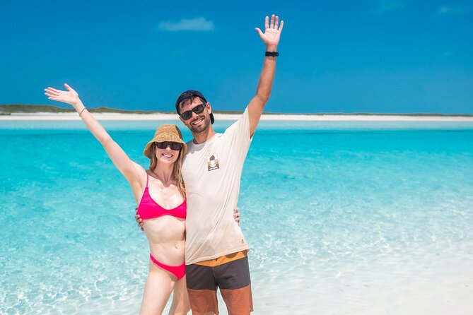 Exuma Elite Escape: Luxury Fly-In Pig Beach Adventure - 7 Stops - Great Guana Cay and its hungry iguanas