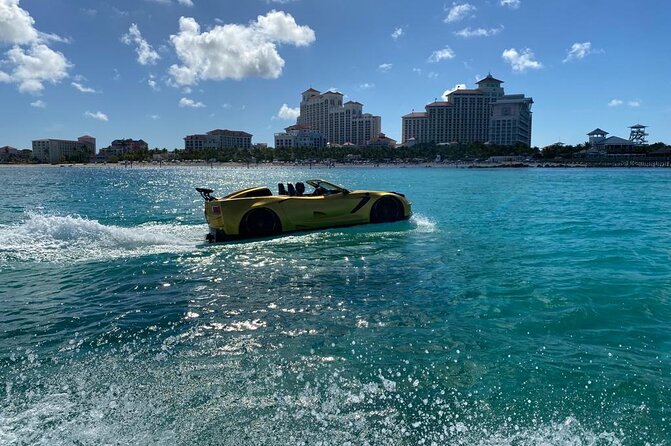 JetCar Bahamas Water Car Experience - The water, the spray, and the JetCar itself