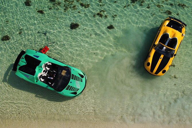 Luxury JetCar Experience-Grand Bahama - Taking the jet car onto Grand Bahama’s blue water