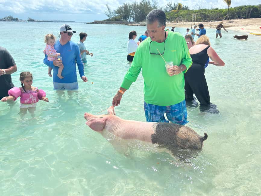 Nassau: 4-Island Tour Swimming Pigs, turtles, snorkeling - Starting from Nassau’s Montagu Beach dock