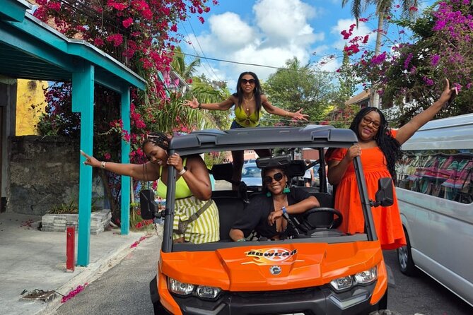 Nassau Adventure: Jeep Rental with Bluetooth Speaker - Learning the left-side road rules
