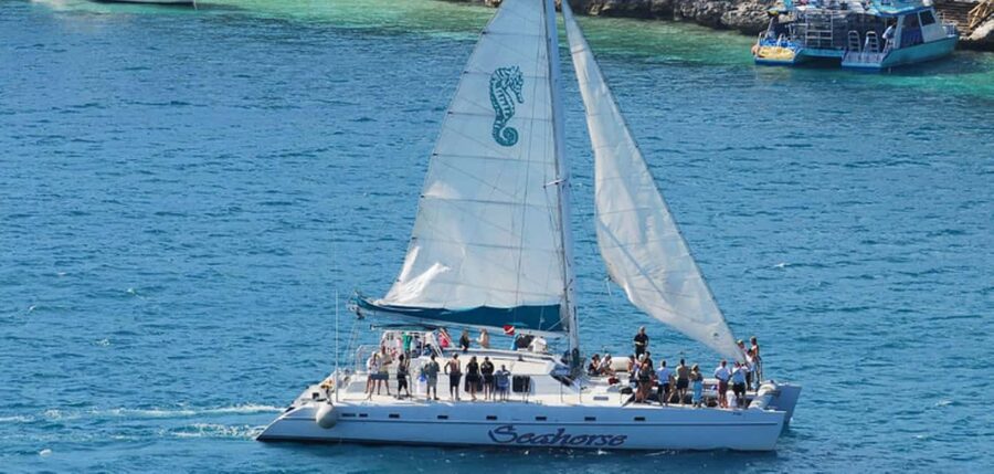 Nassau: Catamaran Sail and Snorkel Tour - The catamaran ride to Athol Island or Spruce Cay
