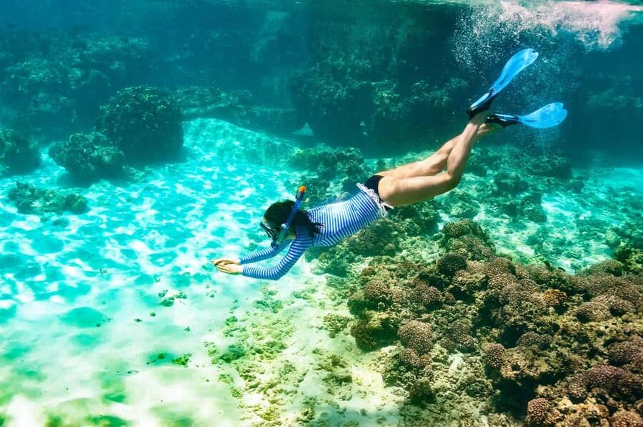 Nassau: Catamaran Sail and Snorkel Tour - What the reef stop is really like