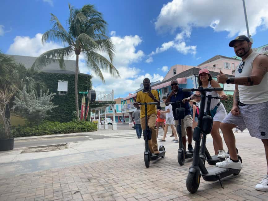 Nassau: E-Scooter Tour with Food Tasting and Local Drinks - Rawson Square and Nassau’s first taste