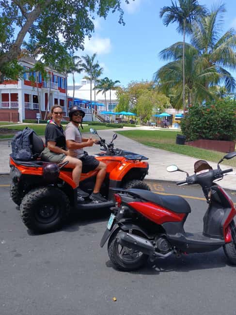 Nassau: Guided Scooter/ATV Rental or Tour w/Beach Day Bundle - Three beaches, three different moods