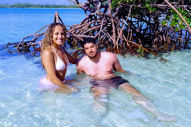 Nassau's Exclusive Kayaking Snorkeling Beach Adventure (6 Max) - Reaching the little cay and looking for Ray Charles