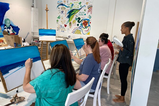 Paint and Sip at the Gallery and Wine Bar - Why the private format matters