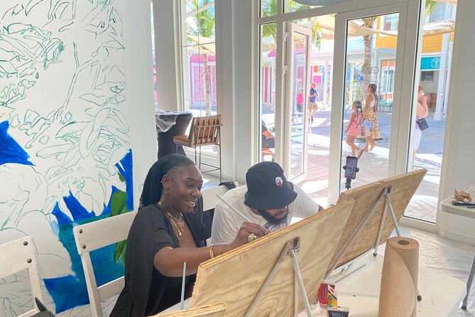 Paint and Sip at the Gallery and Wine Bar - The $75 price and what you receive
