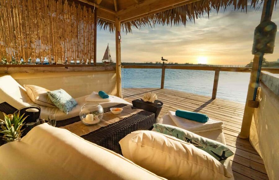Pearl Island: Private Ocean View Cabana with Lunch - The ferry from Paradise Island