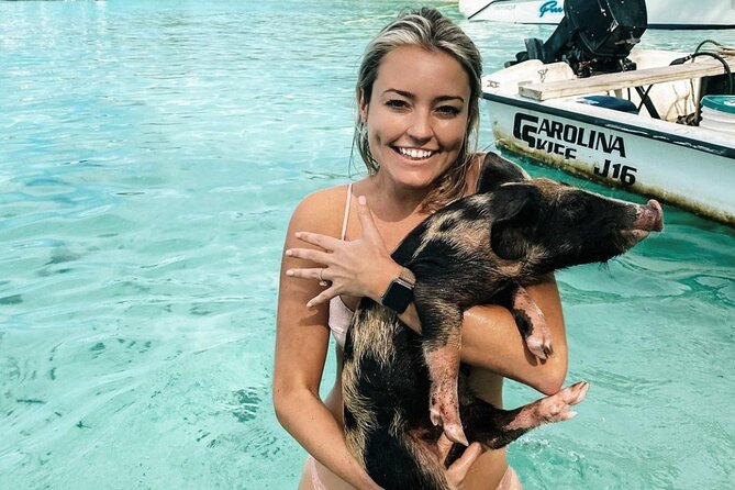Pink Sand Beach and Swimming Pigs Adventure from Nassau - What Pink Sands Beach really looks like