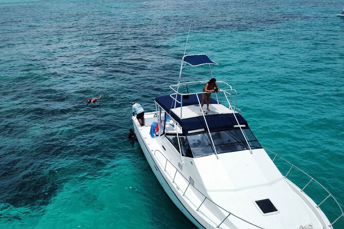 Private 38' Defender Sportfishing/Swim with Pigs in Nassau - Fishing near Nassau with gear and bait supplied