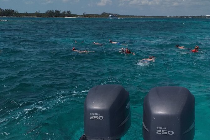 Private 4 hour Rose Island tour snorkeling fishing - From Nassau Harbor toward Rose Island